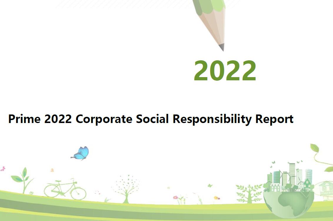 2022 PRIME Corporate Social Responsibility Report