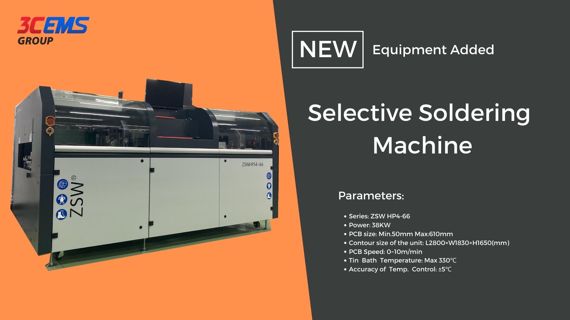 Prime Technology Newly Added Equipment for Selective Soldering Machine